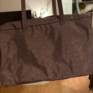 baggu Medium Nylon Bowler Bag in plum